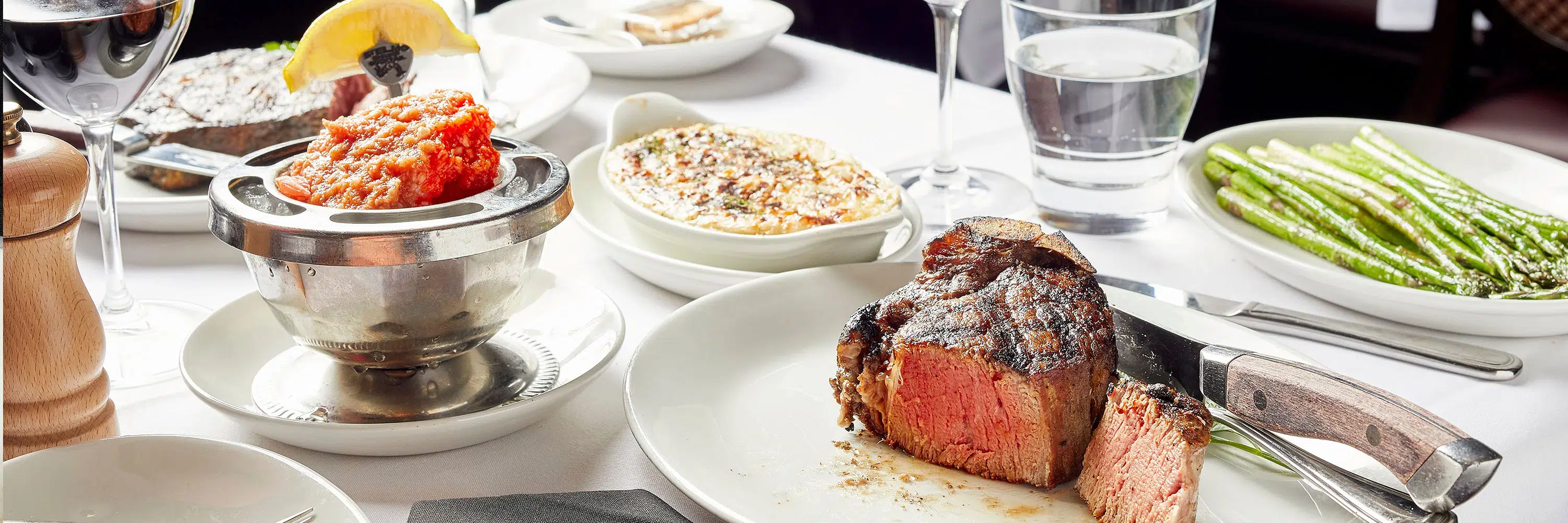 St. Elmo Steak House table setting