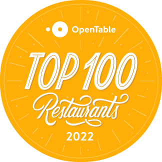Open Table Top 100 Restaurants 2022