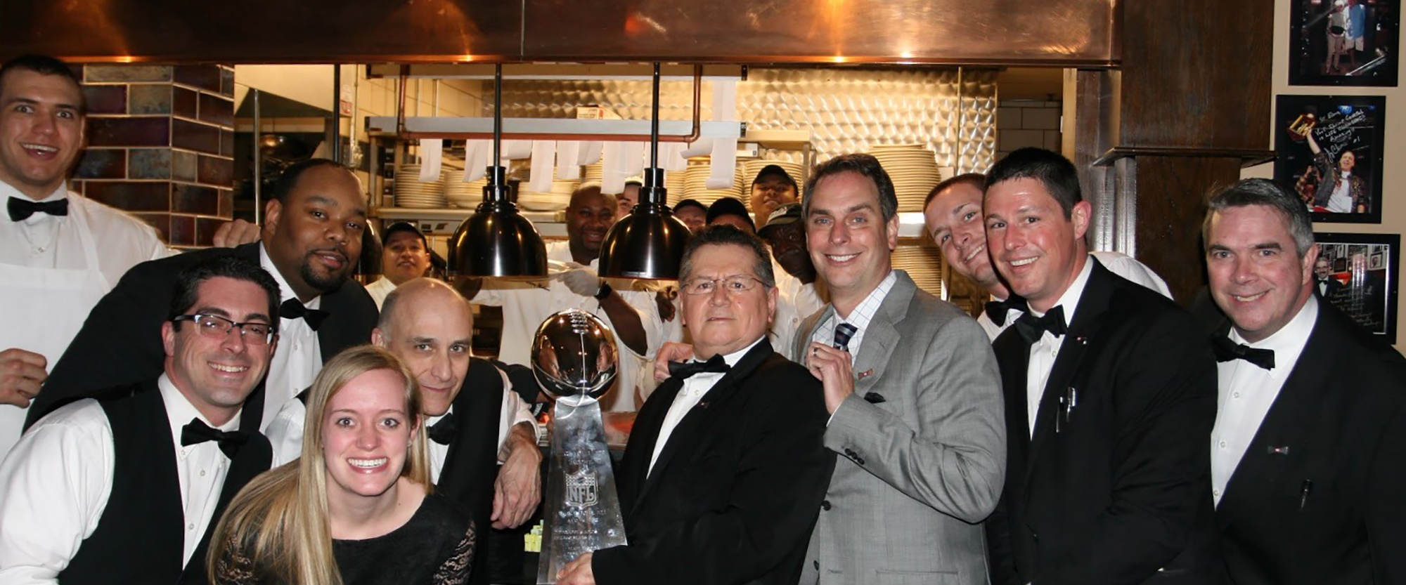 St. Elmo Steak House management infront of restaurant