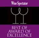 Wine Spectator Best of Award of Excellence